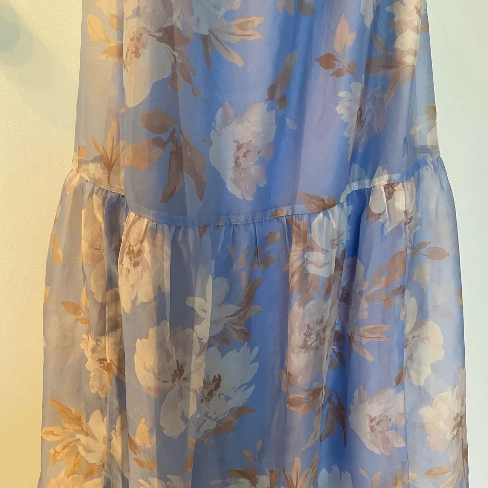 NWT Abercrombie & Fitch Emerson Drama Bow Back Maxi Dress Size XS